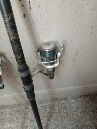 2 cañas de pesca carpfishing con carretes