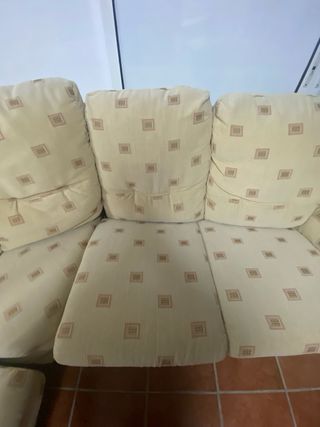 Sofá Rinconera Beige Tela
