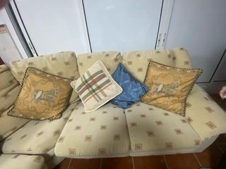 Sofá Rinconera Beige Tela