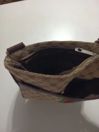 Riñonera Marrón con Rayas