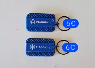 Llavero Antiguo Piaggio Azul moto vespa vespino