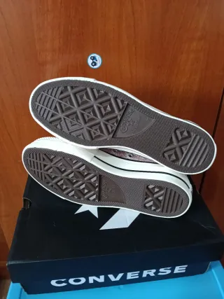 Zapatillas Converse Glitter Rosa y Plateado