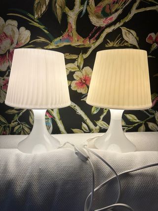 2 Lámparas Mesa . Ikea