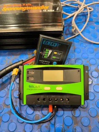 Panel Solar 40W + Inversor + Batería