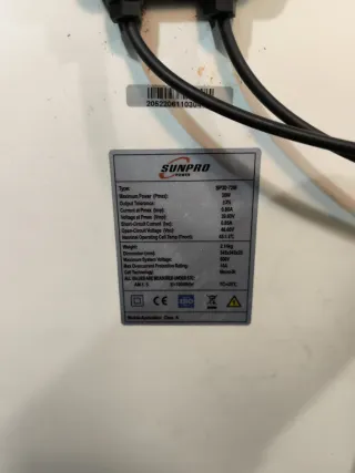 Panel Solar 40W + Inversor + Batería