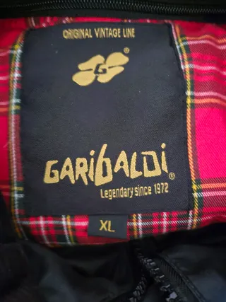 Chaqueta Moto Garibaldi Negra Talla XL