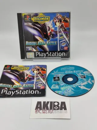 Digimon Digital Card Battle PS1 PAL UK