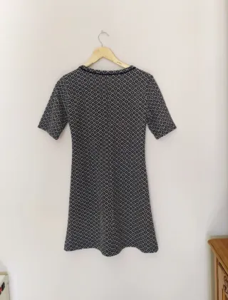 Vestido estampado corto