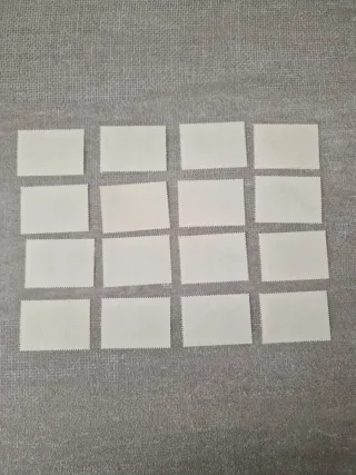 Serie francobolli vintage Eroi dell'Aria