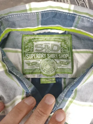 Camicia Superdry a quadri uomo taglia M
