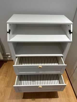 Cómoda cambiador SUNDVIK blanco