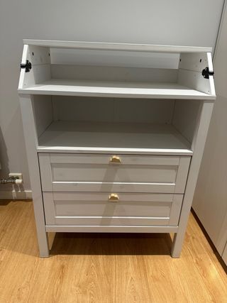 Cómoda cambiador SUNDVIK blanco