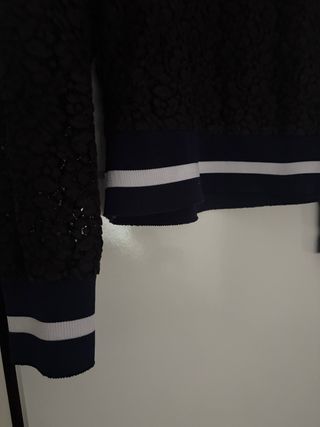 Sudadera Zara Blonda Negra Talla M