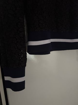 Sudadera Zara Blonda Negra Talla M