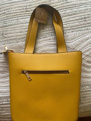 Bolso Amarillo Mostaza Angela Farach Nuevo