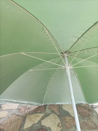 Sombrilla playa/piscina verde