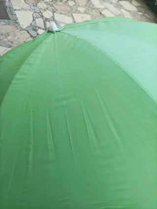 Sombrilla playa/piscina verde