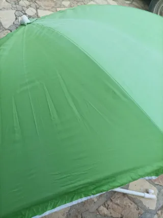 Sombrilla playa/piscina verde