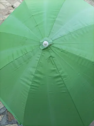 Sombrilla playa/piscina verde
