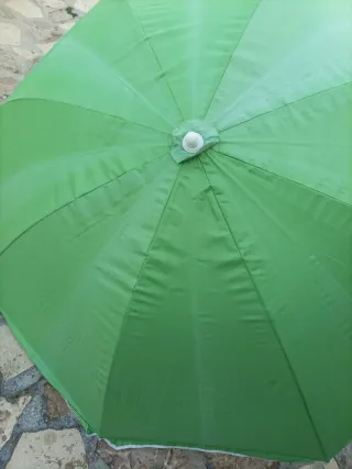 Sombrilla playa/piscina verde