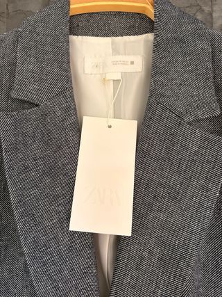 Chaqueta Zara Gris Talla M