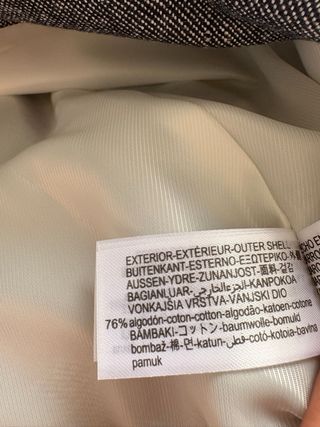 Chaqueta Zara Gris Talla M