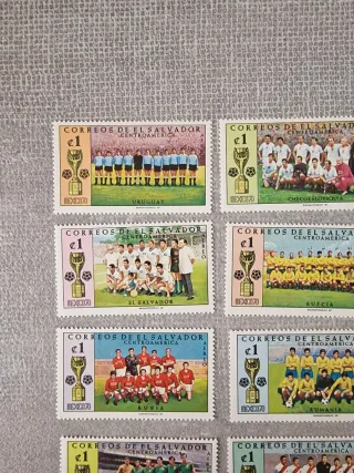 Francobolli Vintage Messico 70 Brasile Campione