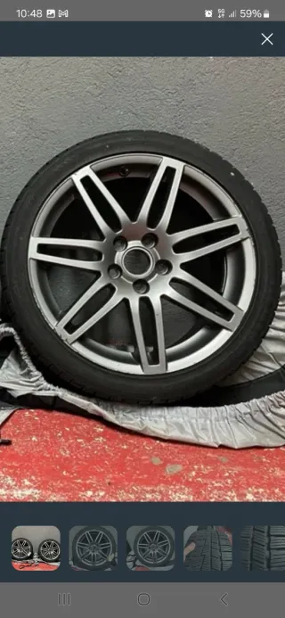 2 Llantas Audi Sline 18 Pulgadas con neumáticos