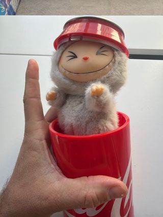 Labubu Coca-Cola lata figura coleccionable