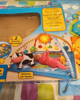 Gimnasio Bebé Vtech con Múltiples Juguetes
