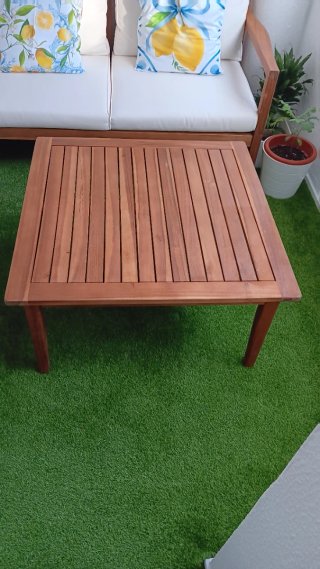 Mesa de centro de madera de acacia NUEVA!!