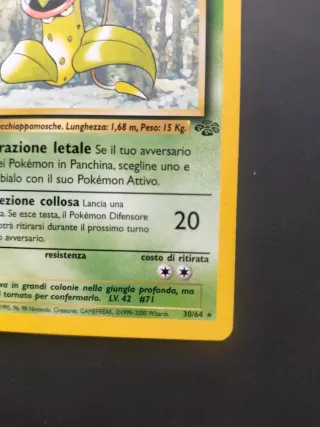 Carta Pokémon Victreebel 30/64