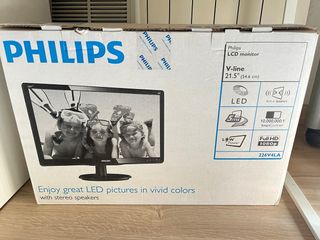 Monitor Philips 226V4LA 21.5 Full HD LED