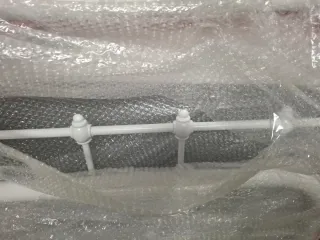 Estructura Cama Individual Metálica Blanca Leirvik