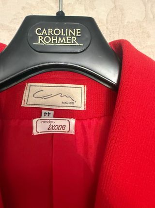Traje Falda y Chaqueta CAROLINE ROHMER Rojo