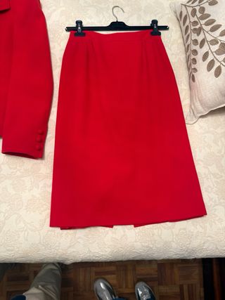 Traje Falda y Chaqueta CAROLINE ROHMER Rojo