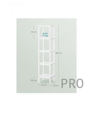 Estantería de Baño de 5 Niveles