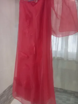 Corpiño y falda de fiesta rojo