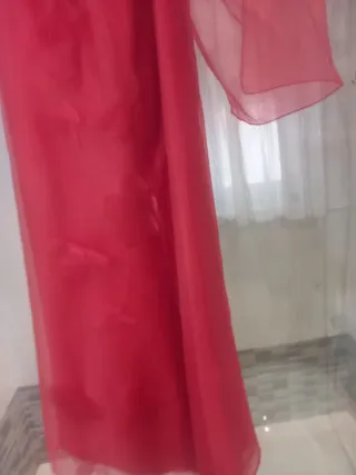 Corpiño y falda de fiesta rojo