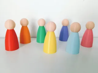 Calendario casitas + muñecos