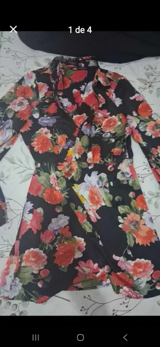 Zara Talla M Estampado Floral