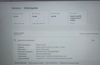 Portátil Medion i3 8GB RAM 128GB SSD + 1TB