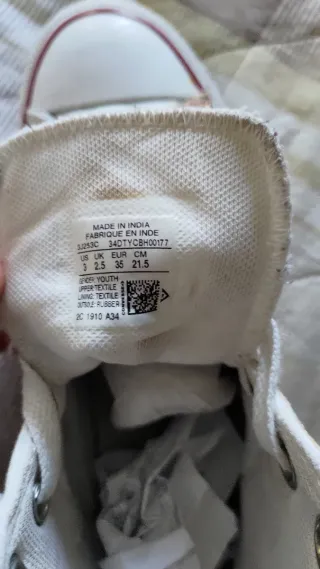 Converse All Star glitter rosa e bianche