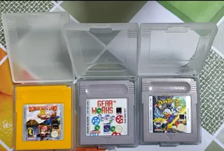 Lote 3 juegos Game Boy + Manual Geat Works.