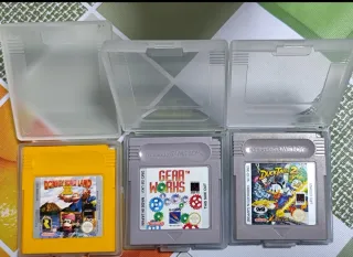 Lote 3 juegos Game Boy + Manual Geat Works.