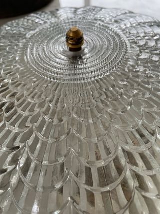 Lámpara Techo Cristal Vintage