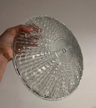 Lámpara Techo Cristal Vintage