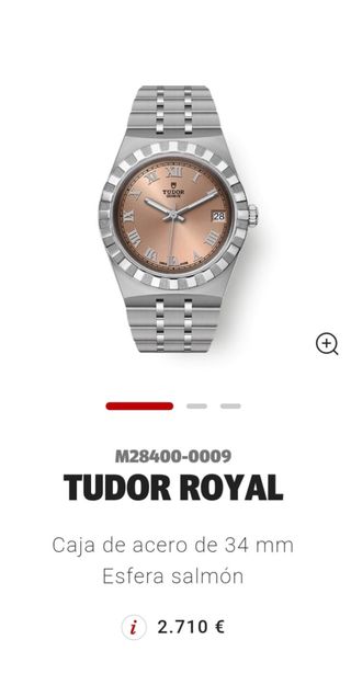Tudor Royal M28400-0009 Esfera Salmón