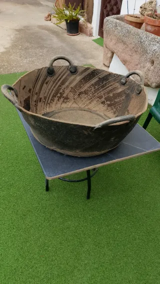 Espuerta de goma con asas