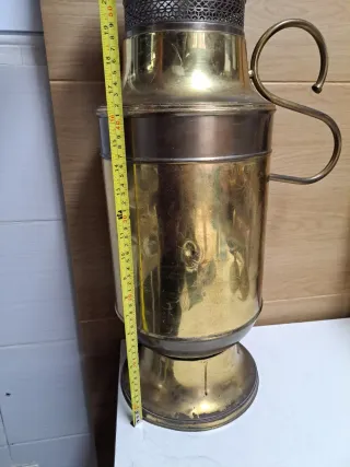 Jarra paragüero de latón